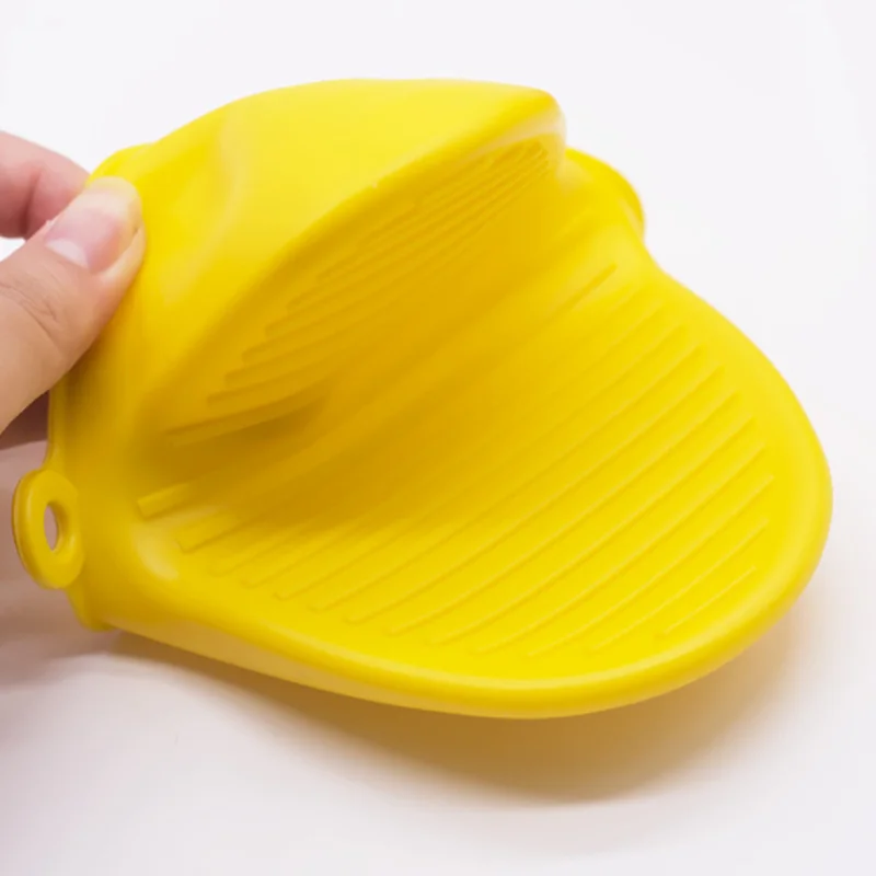 product cooking baking kitchen gadget microwave oven silicone printed heat resistant oven mitts anti scalding pot lid holders sets bowl-3