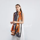 Long Good Quality Smooth Classic Fashion Female Long Polyester Other Scarves For Women Stylish