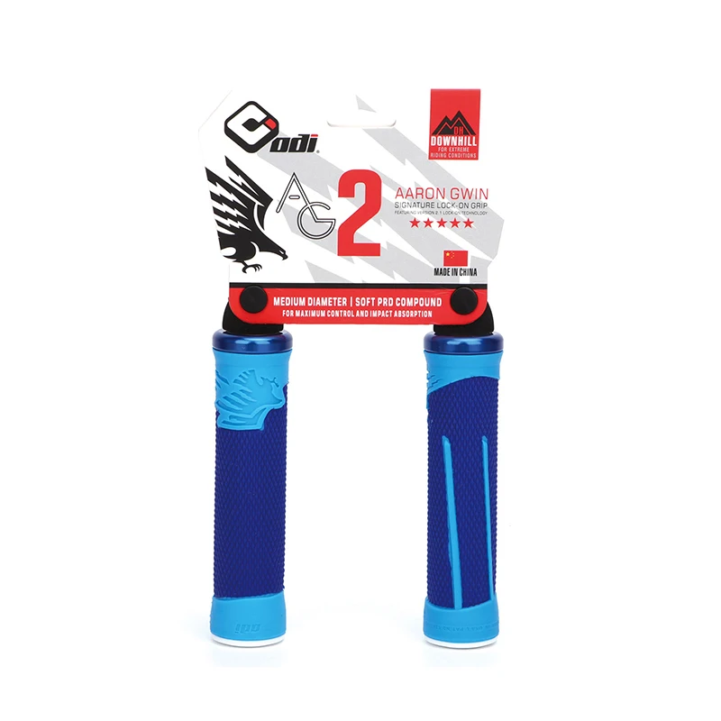 ODI AG2 22.2mm Universal Soft Anti-Skid Bicycle Handlebar Grips MTB and Road Bike Handle Grips for BMX Use