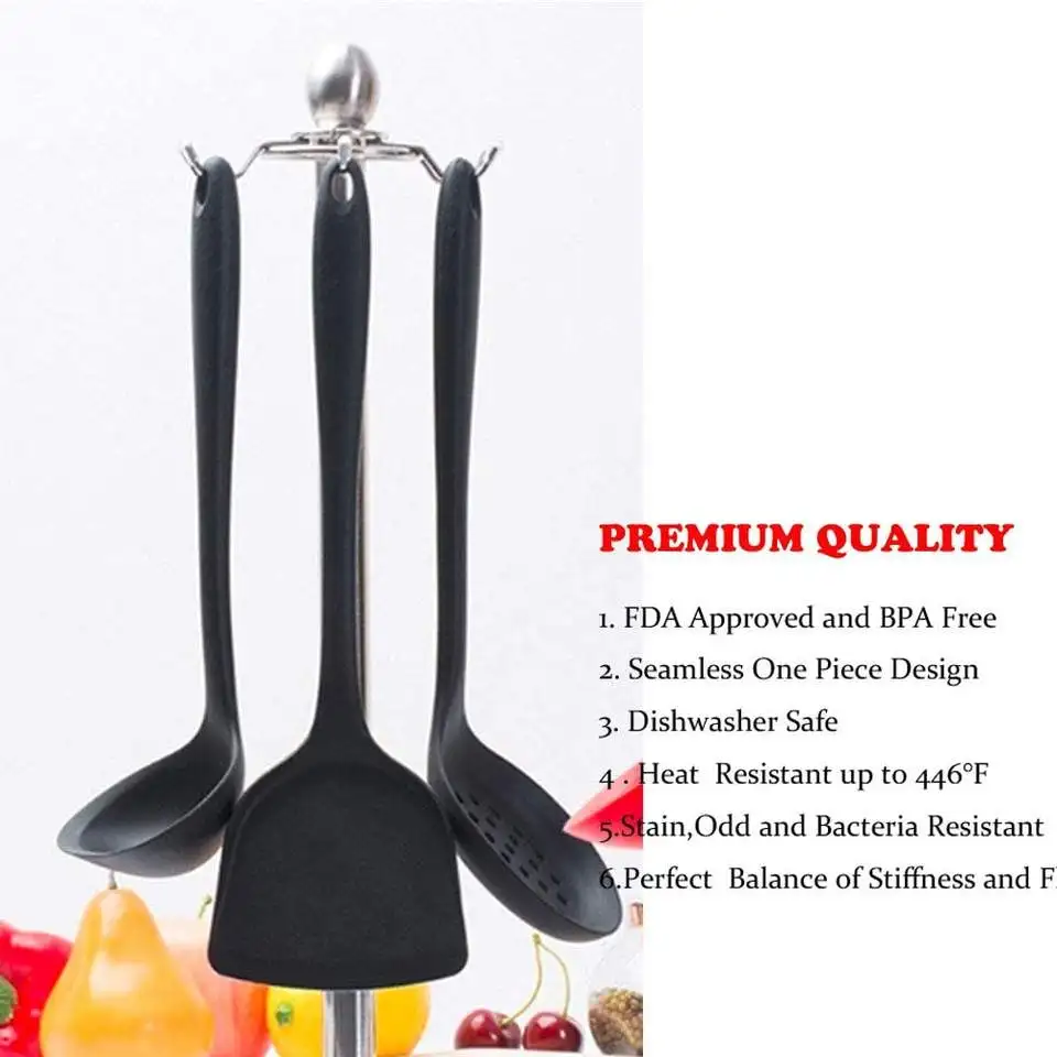 Home and Kitchen Silicone High Quality Household cuisine Kitchen Accessories Utensils Set