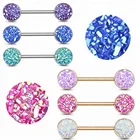 Ring Right Grand ATSM F136 Titanium Stainless Steel Nipple Ring Body Piercing Jewelry
