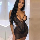 Sexy Hot Transparent Lace Cut Out Dress Women Sexy Lingerie Sleepwear Lingerie Set Women