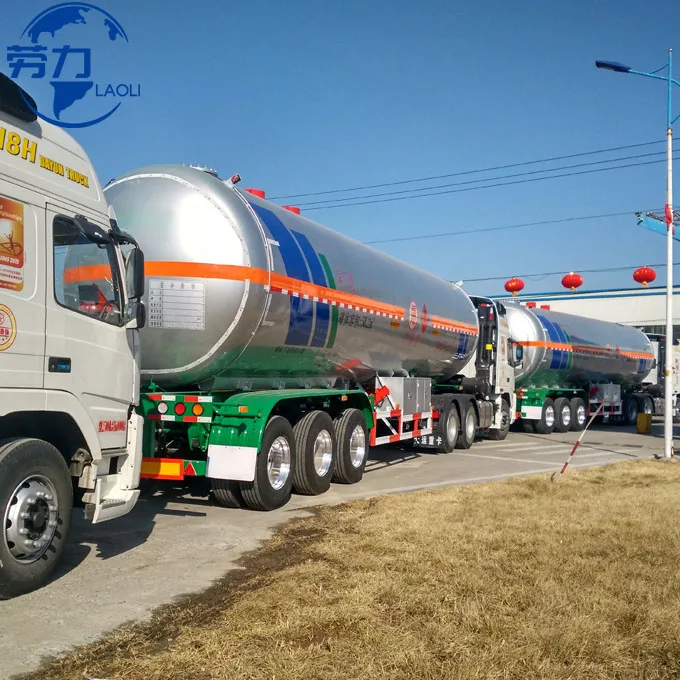 Laoli Lpg Tanker Trailer ASME ADR 3 Axles LPG Gas Tanker Propane