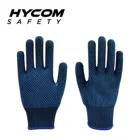 Safety Gloves Hycom Double Sidespvc Dotted Cotton Fiber Working Safety Gloves