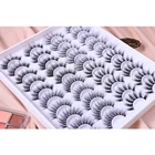 Eyelashes 2021new Style Dramatic 20 Pairs 4 Styles Mixed Wholesale Eyelashes Fluffy 3d Faux Mink Eyelashes