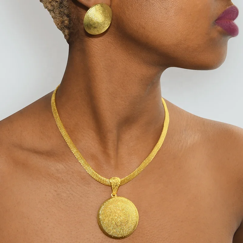 Beaded One Gram Gold Jewellery Necklace 