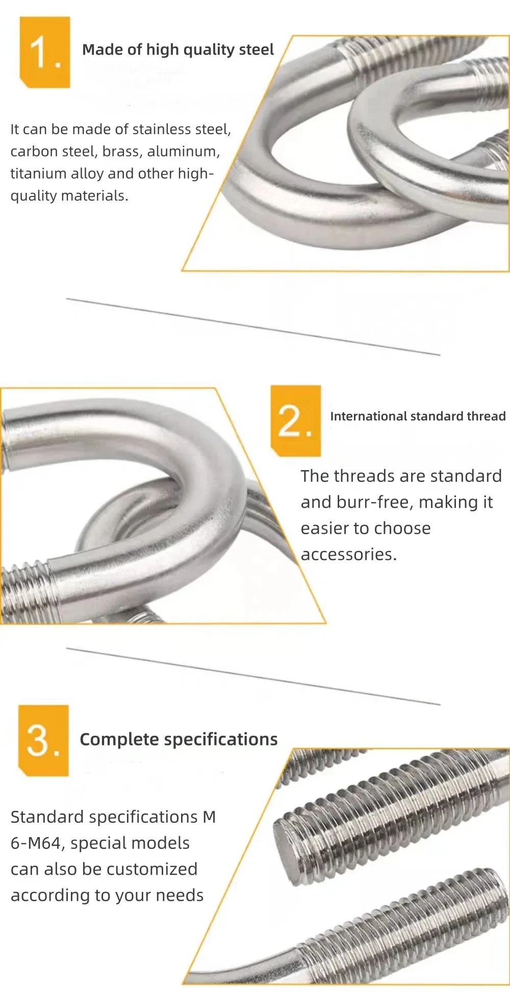 Round Head Stainless Steel DIN603 Bolt with Short Neck Carriage Bolt factory