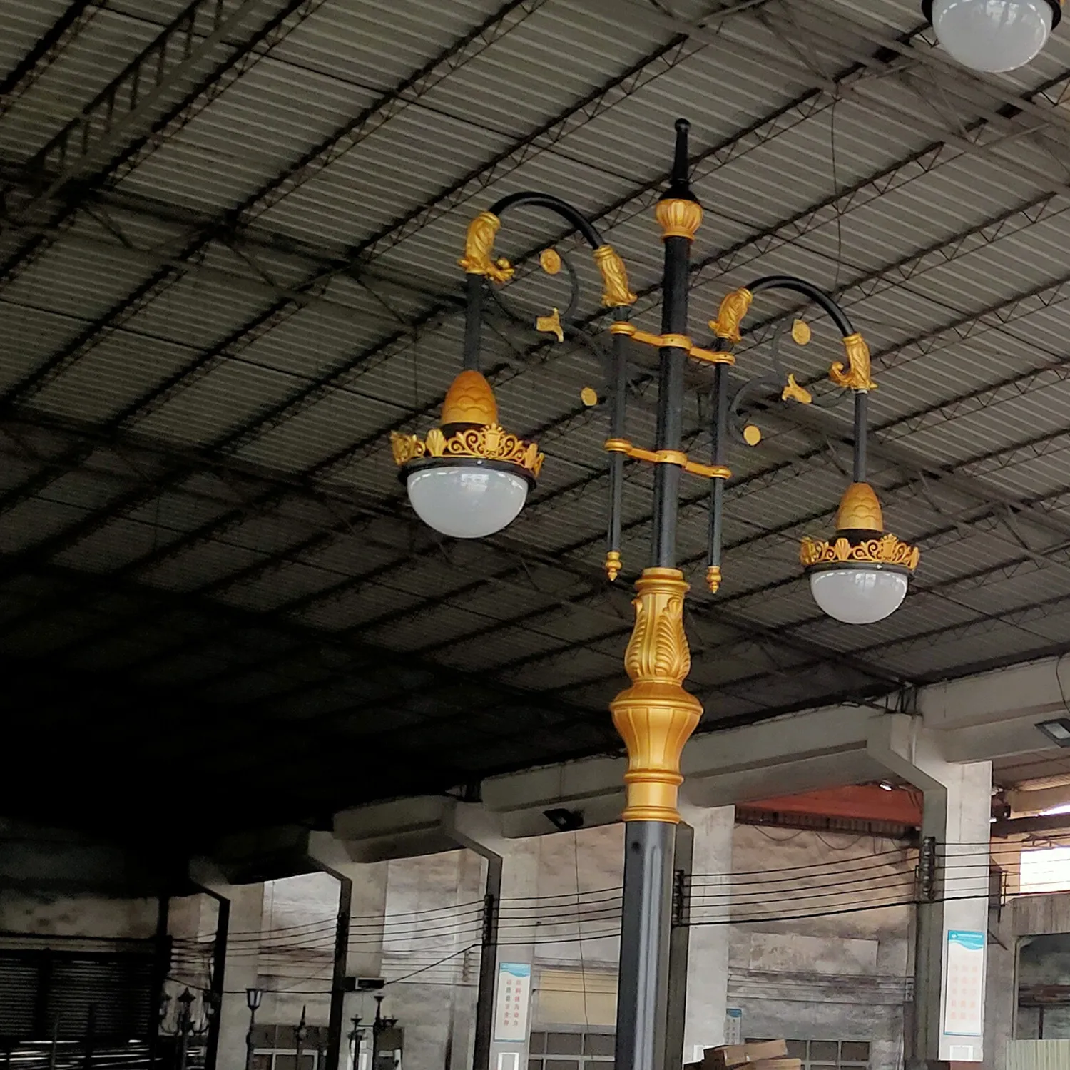 Main Gate Pillar Light Hotel Home Theme Park Decorative Square Pathway Light Modern Led Garden Light