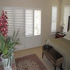 Best Price Soundproof Plastic Window Plantation Shutter