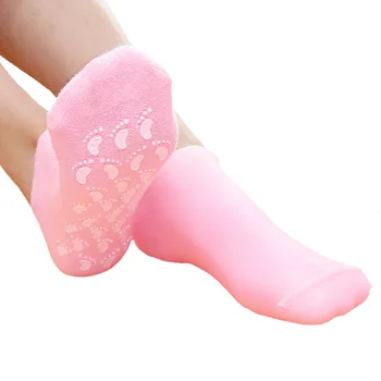 OEM new design moisturizing gel socks Foot skin soft silicone socks