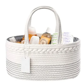 High quality baby toy storage basket with compartments portable storage basket maternal diaper basket