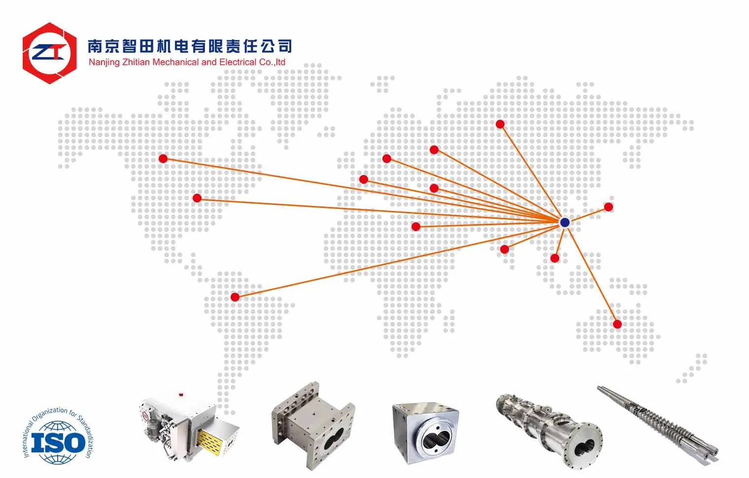 High Precision ISO9001 Certified Extruder Barrel with 38CrMoAl Material and ZT615 Nickel-Based Alloy for Twin Screw Extrusion