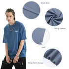 Shirts Cotton T-shirt High Quality Men's T-shirt Custom Logo Loose Fashion Streetwear Cotton Plain Oversized T Shirts