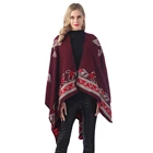 New Scarves New Autumn/Winter Shawl Fashion Poncho Women Scarf Cloak Luxury Tassel Cashmere Scarves