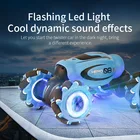 Twist Car Car Gesture Induction Twist Car Music Dance Rc Car Deformation Double Side Stunt Ride On Car