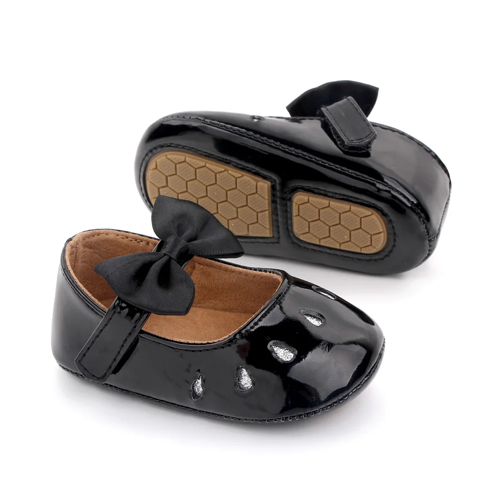 Hot Selling Beautiful Soft PU Leather Baby Girl Shoes Dresses Shoes for Babies supplier