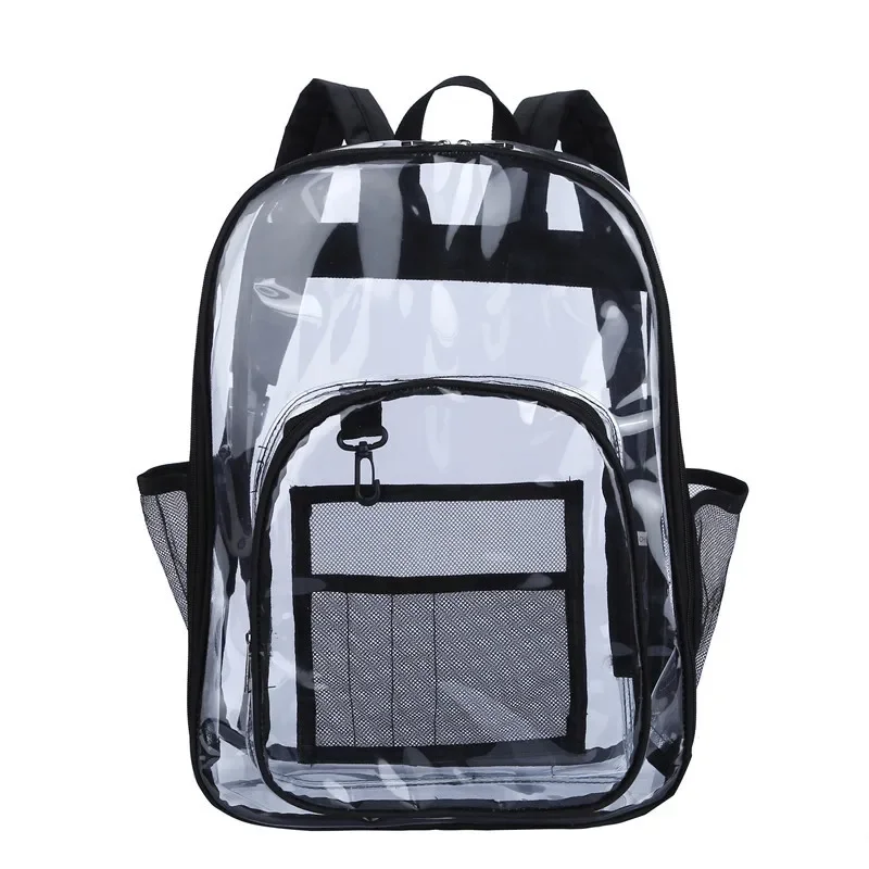 Customized Hot outdoor waterproof transparent Pvc fashion school backpack Customized Travel backpack