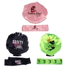 Silk Wraps Hair Wraps And Bonnets Low Moq Custom Logo Bonnets And Silk Wraps Luxury Designer Satin Headbands And Hair Bonnets