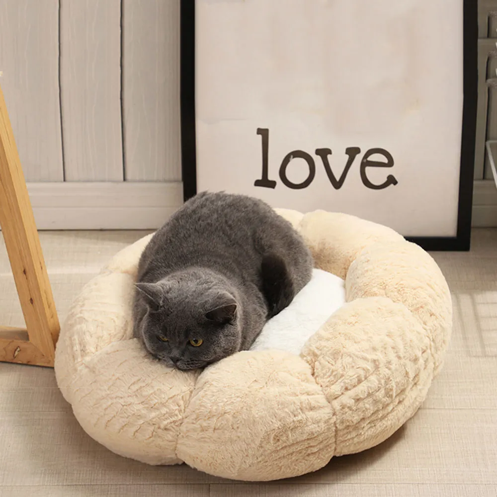 comfortable sleep with pp cotton pet bed