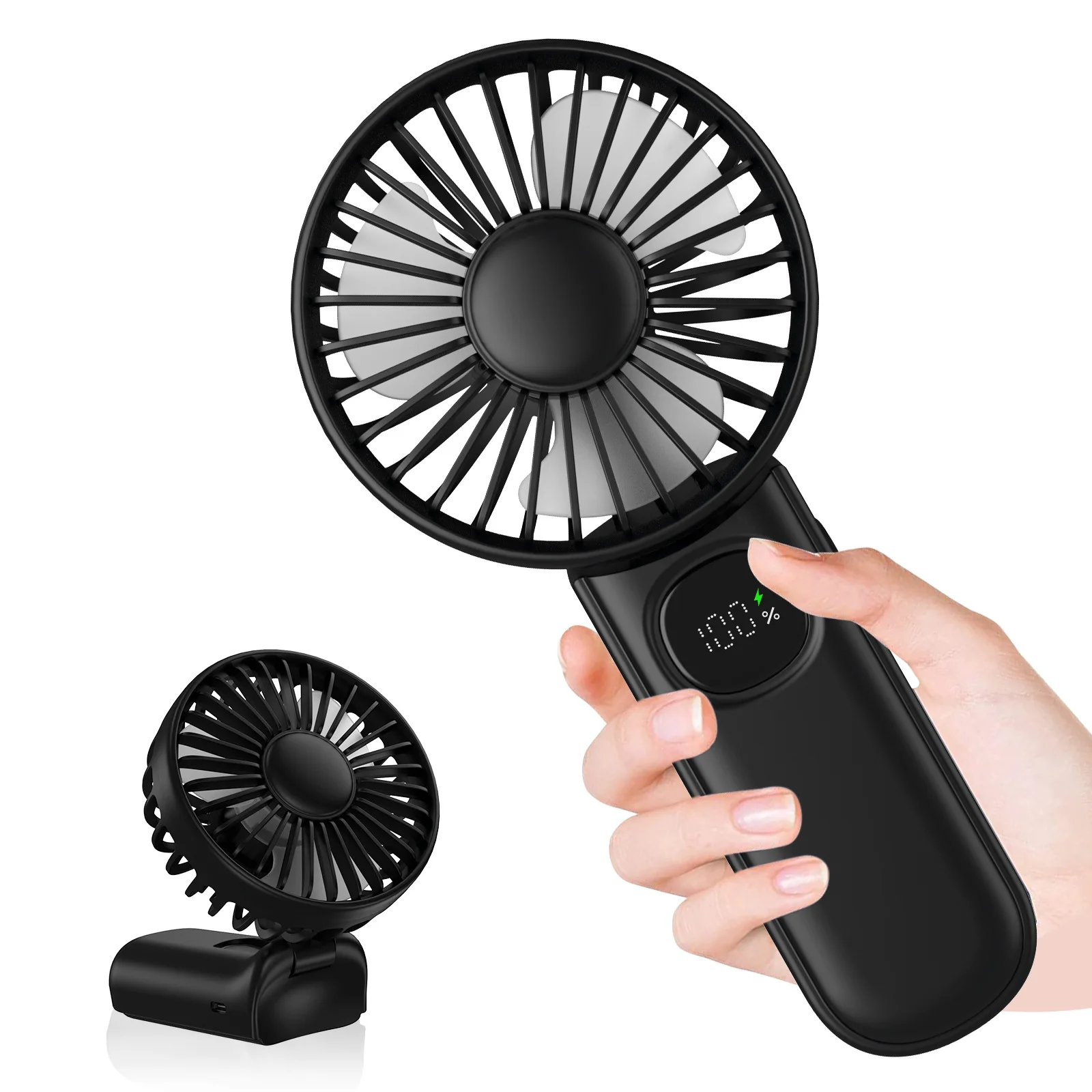 Handheld Electric Fan, USB, Portable - detail 2
