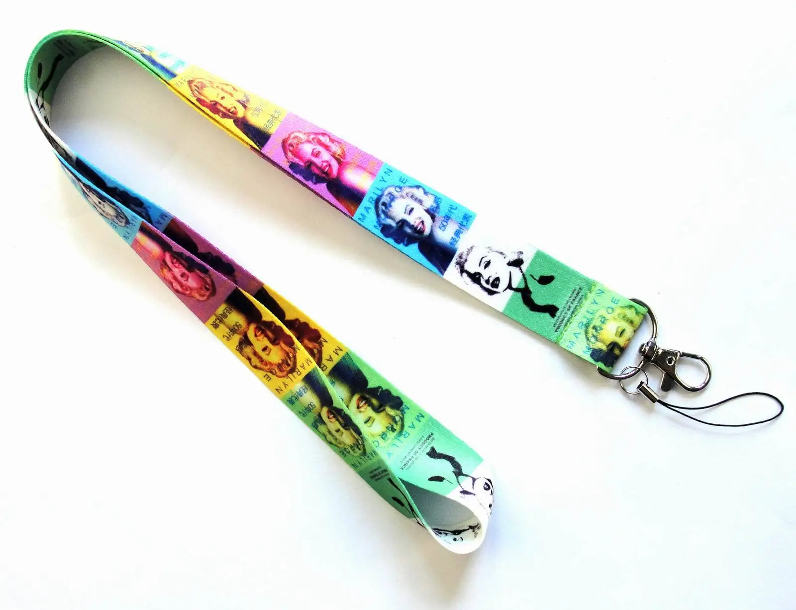 marilyn manroe lanyard-cartoon lanyard