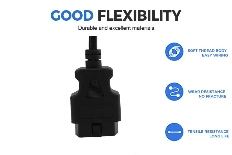 obd2 connector cable adapter harness with 1 year warranty-6