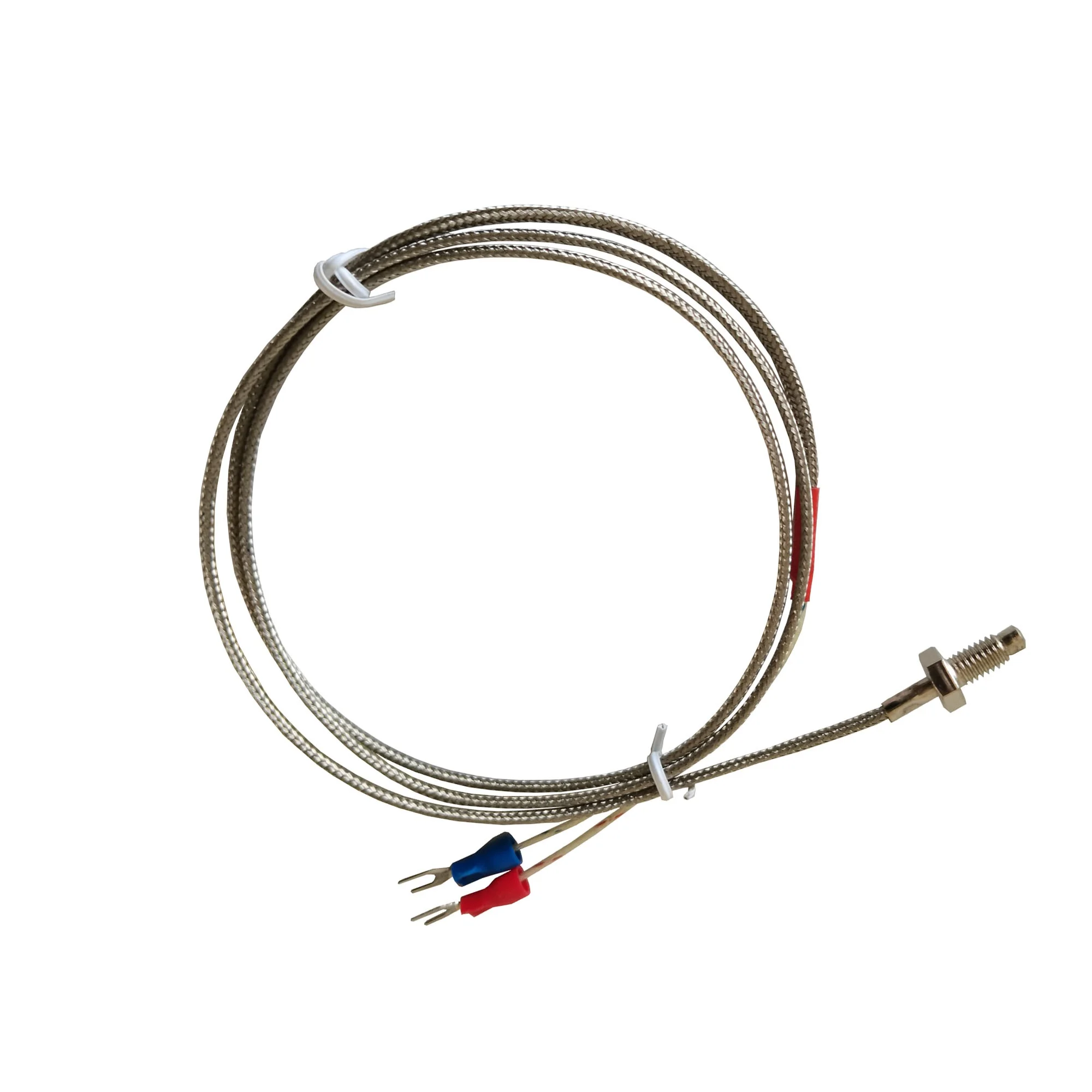 Thread M6 Screw Probe Temperature Sensor Thermocouple K Type Cable 2M 0-600℃ New 