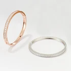Bracelet Bangle Hip Hop Jewelry Iced Out Cubic Zirconia Bracelet Jewelry Princess Cut Diamond Bangle For Unisex