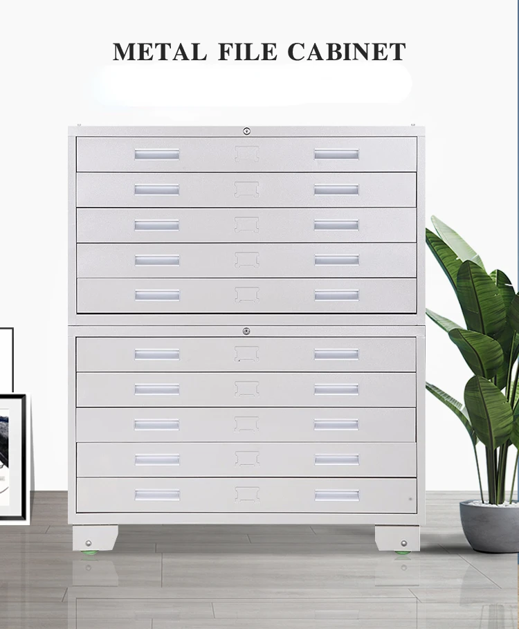 Metal A1 Paper Drawing Flat File Vertical Map Filing