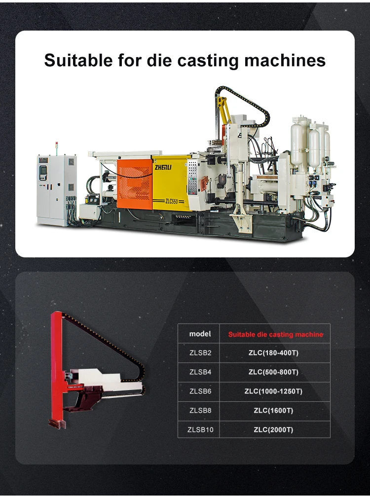 High Quality Industrial Double Arm Servo Sprayer Machine for Die Casting Machine Peripheral Equipment manufacture