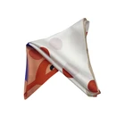 Scarf Scarf Colored Wholesale Solid Print Color Custom Women Stain Silk Scarf 55*55cm