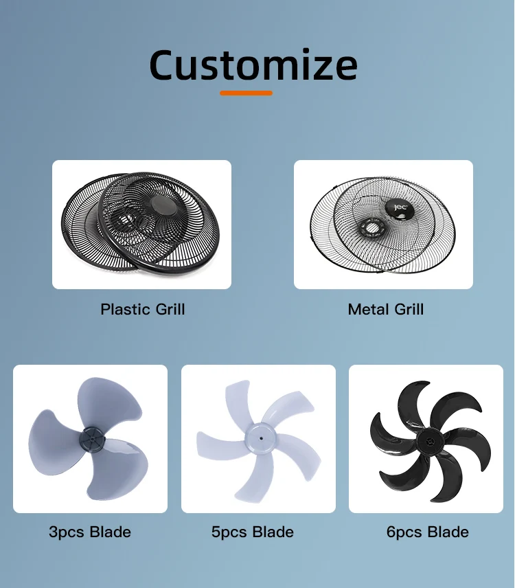 Wall Fan, 3-Speed, 110V-120V, Electric - detail 20