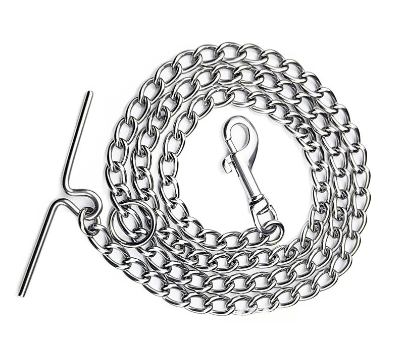 2MM /2.5MM/3MM Stainless Steel Integrated Dog Chain Dog Leash Dog Collar Set for Dog Walking