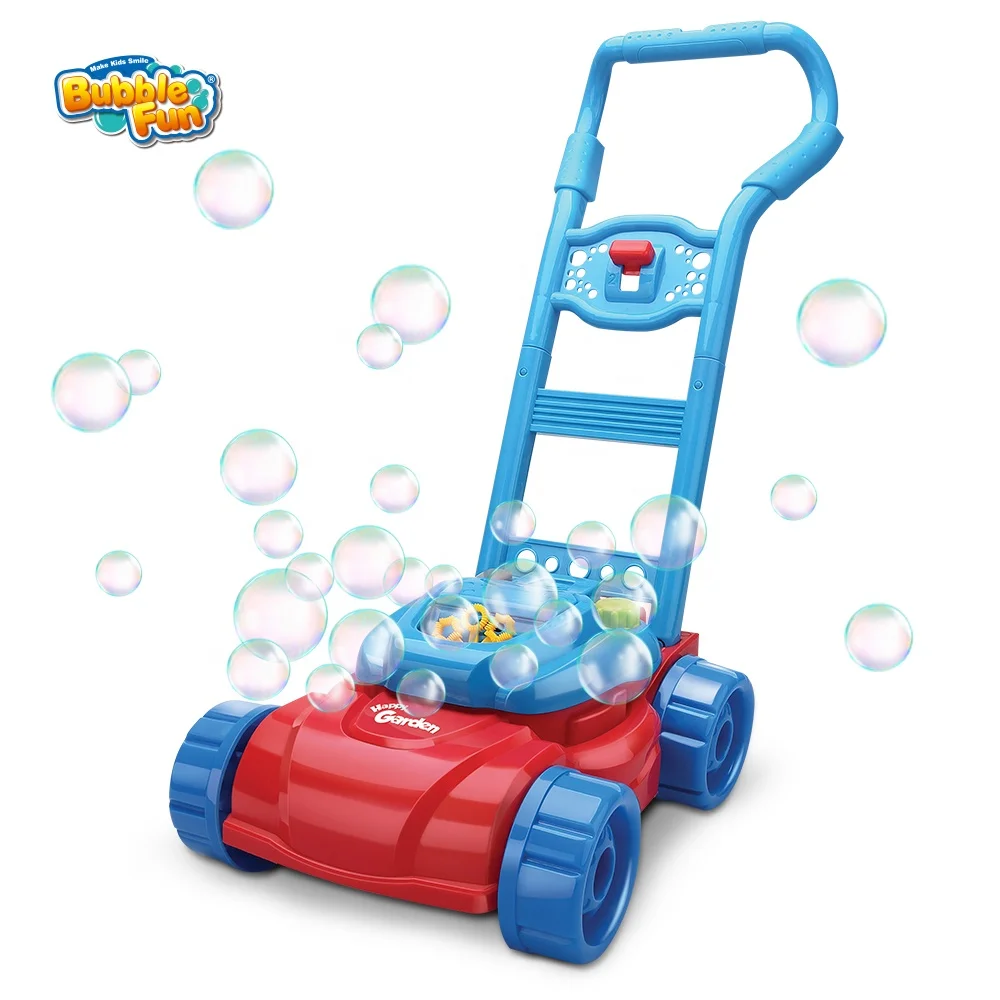 lawn mower toy with bubbles