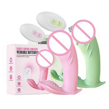 cheap price panty underwear wearable vibrator butterfly wireless vibrating panties for Women with remote control