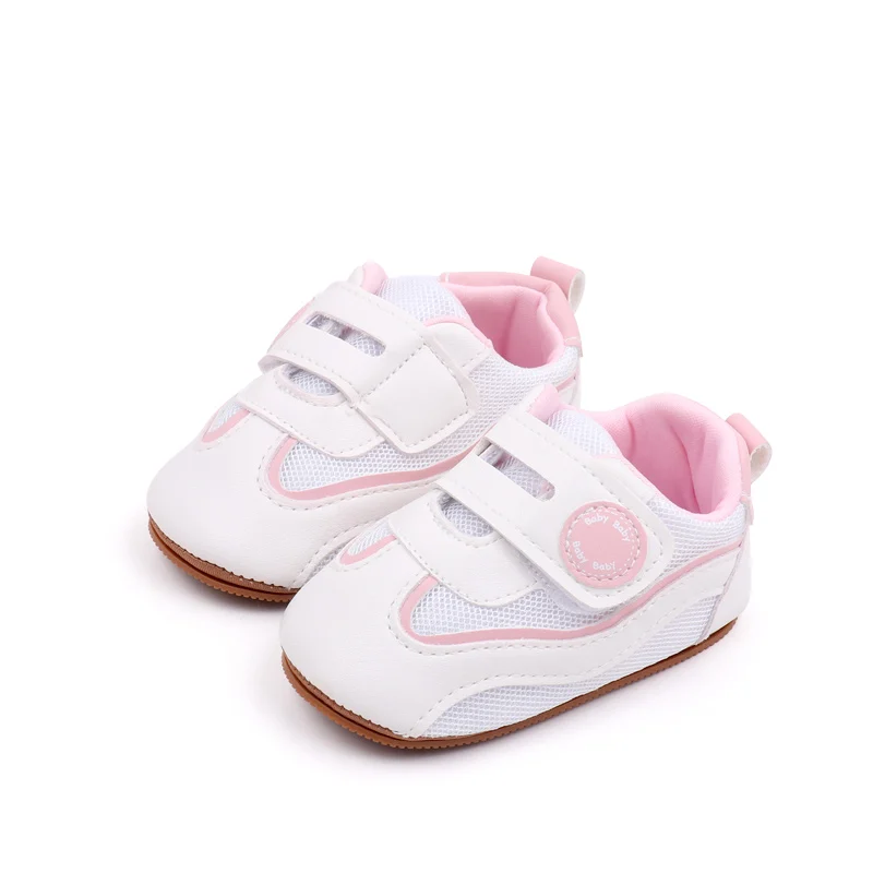 High Quality Breathable Soft TPR Outsole Unisex Sneaker Baby Boys and Girls Toddler Casual Shoes for Spring and Summer factory