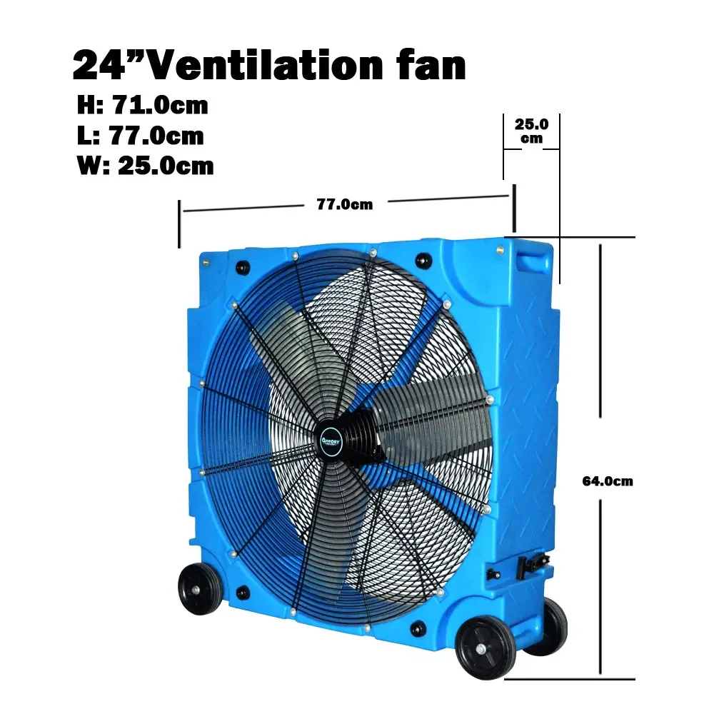 Drum Portable Ventilation Fan, 36-Inch, Electric, Plastic - detail 6