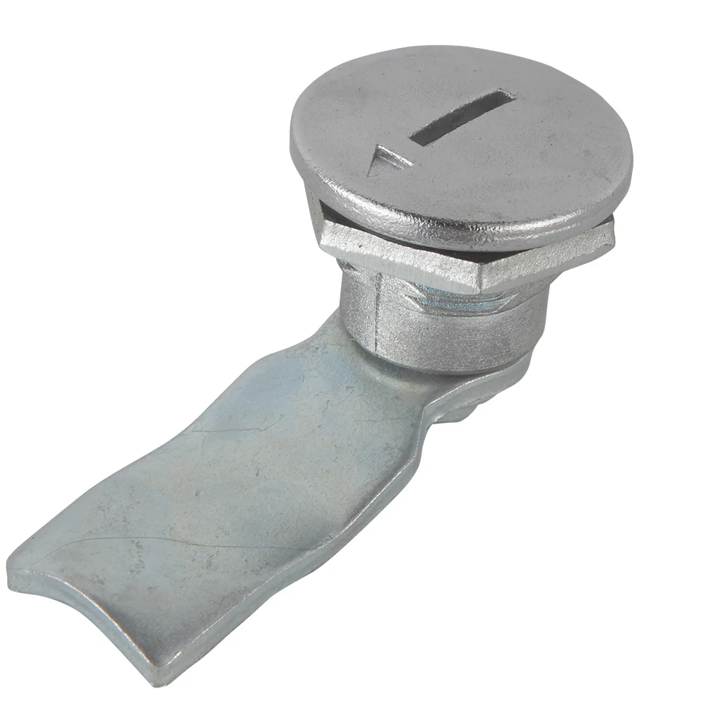 Rotary Cylindrical Locks for Cabinet Boxes Head Wing Knob Cam Lock Zinc Alloy Airfoil Handle Garbage Can Locks factory