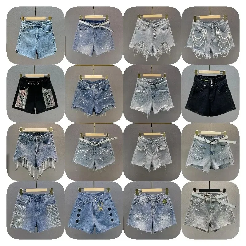 High Waist Denim Shorts Women Fashion New Casual Slim Jeans Short Sexy Female Summer Denim Shorts