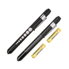 Pen Light Pen Light 2 AAA Battery Aluminium Alloy Nurse Flashlight Medical Pen Torch Doctors Pen Light With Clip