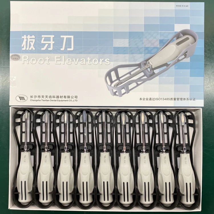 Tiantian Dental surgical instruments tooth extraction root slim luxating  elevators