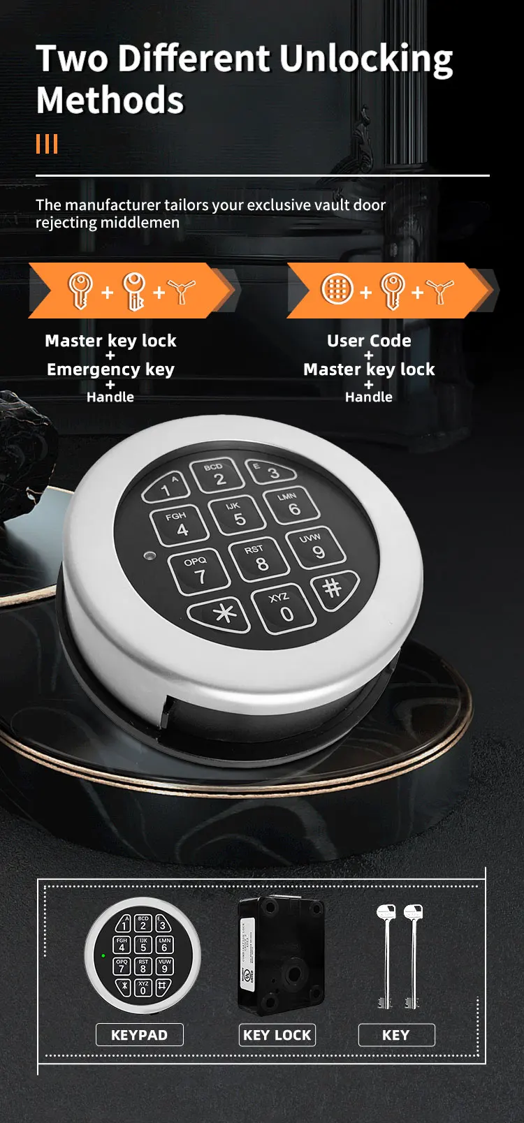 CEQSAFE High Quality Strong Bank Deposit Opening Vault Room Vault Door manufacture