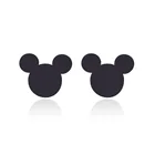 Earrings Earrings 2021 Simple Fashion Trend Retro Ladies Stainless Steel Mickey Earrings