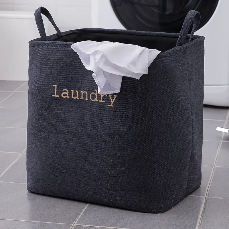 HUAYI  Selling High quality  Fabric Large Canvas storage basket laundry basket