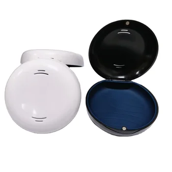 Colorful Silicone Slim Magnetic Closure Orthodontic Retainer Aligner Brace Storage Box New Multi-Purpose Oral Hygiene Product