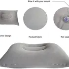 Inflatable Pillow Ultralight Flocked Fabric Travel Inflatable Air Pillow For Hiking