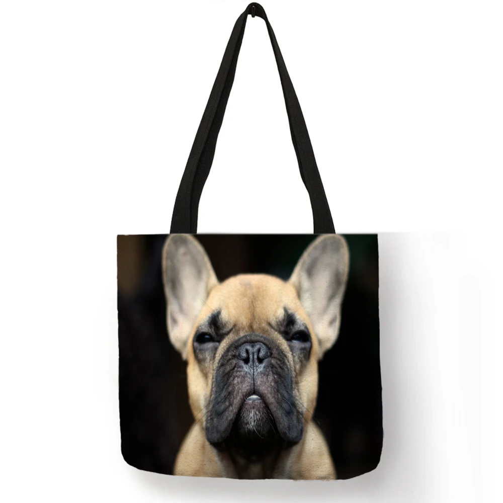 Bulldog Dog Printed Design Eco-Friendly Foldable Shopping Bag BULLDOG-2 