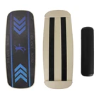 Balance Amazon Hot Selling Wooden Wobble Balance Board Wooden Exercise Balance Board Trainer With Roller