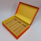Gift Flap Lid Gift Set Tea Box With Flocked Vacform
