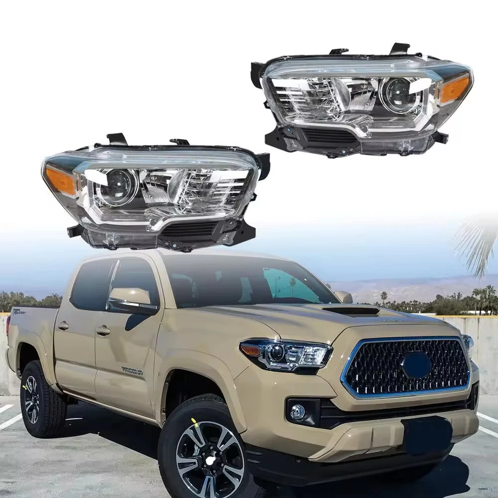 продукт автозапчастини h4 h7 світлодіодні галогенні фари фари для toyota tacoma 2019 2020-35